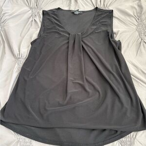 Chic Black Sleeveless Blouse